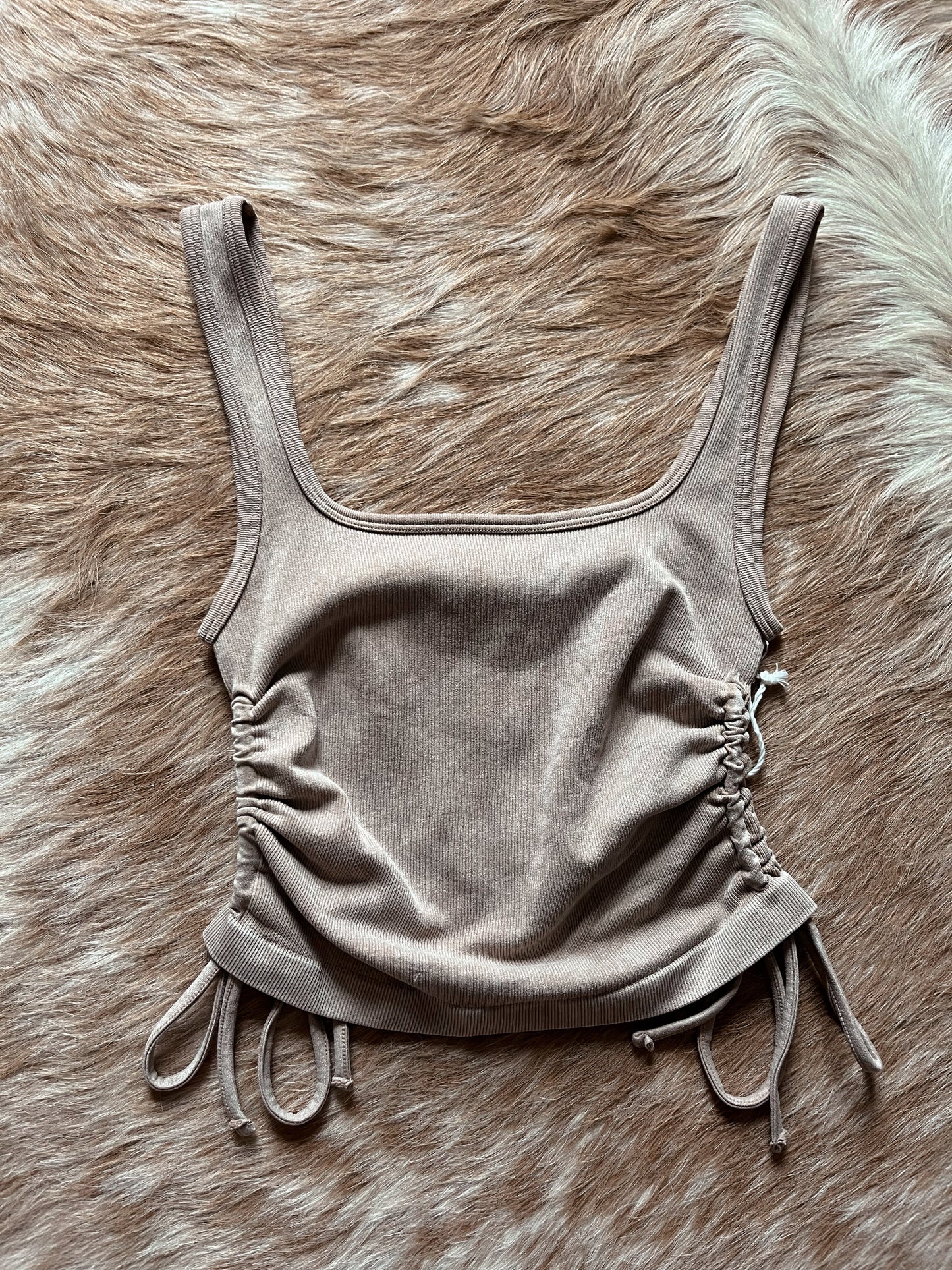 Desert Diva Side-Tie Ribbed Tank - Cluff CO LLC