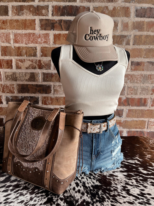 Grit & Grace Ribbed Tank - Cluff CO LLC