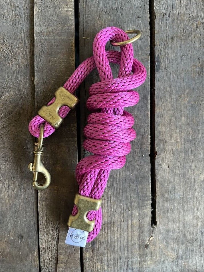 Large Solid Braid Dog Leash - Cluff CO LLC