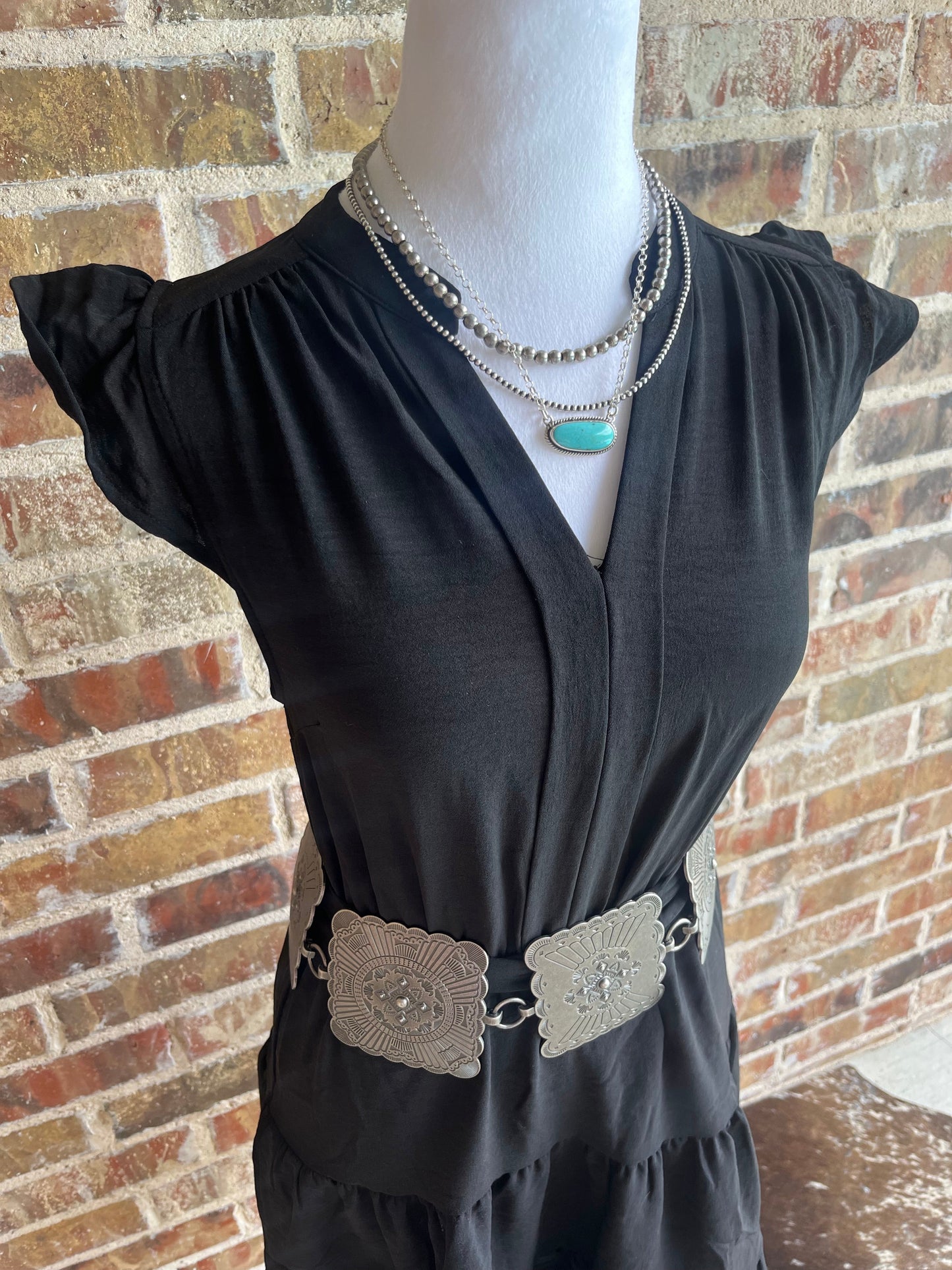 Midnight Cascade Dress - Cluff CO LLC