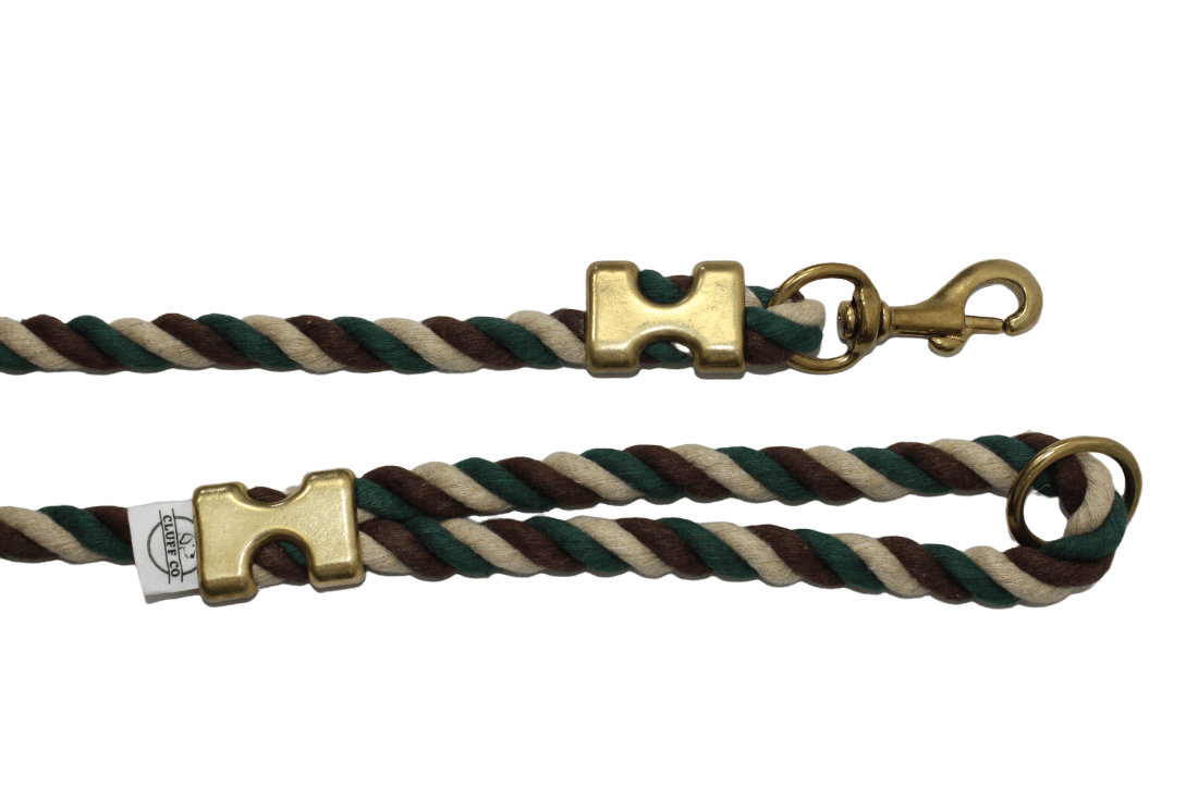 Camouflage Rope Leash - Made in the USA - Cluff CO LLC
