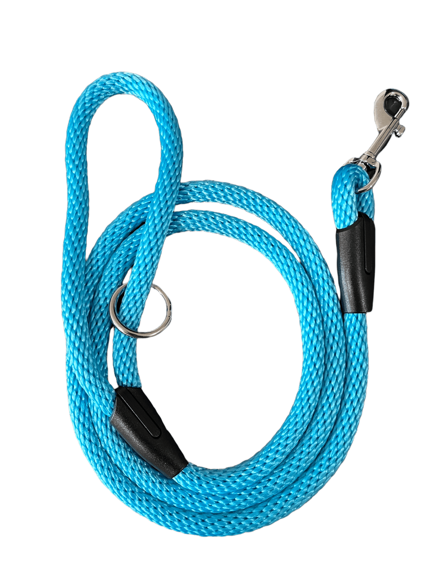 Grey Solid Braid - Slip Leash - Cluff CO LLC