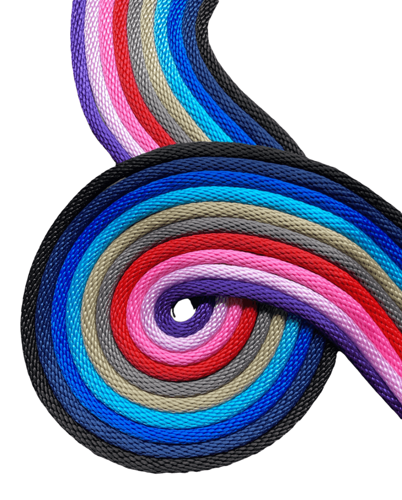 Grey Solid Braid - Slip Leash - Cluff CO LLC
