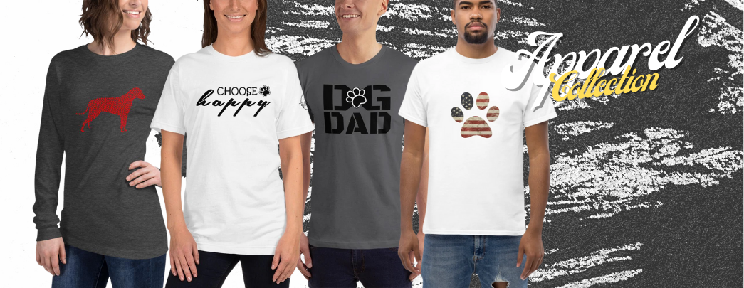 Cluff Co Clothing, Dog themed apparel, dog hoodies, dog t-shirts