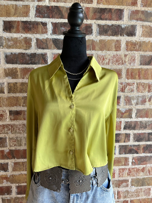 Cactus Cutaway Top