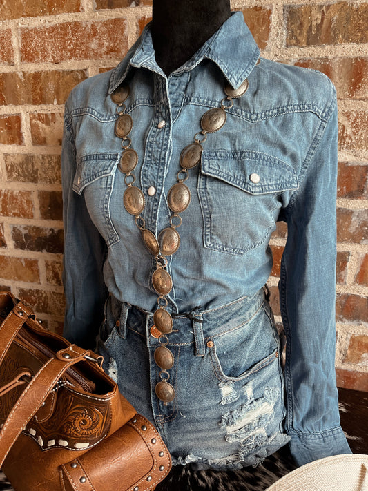 Bandit's Pearl Snap Shirt - Cluff CO LLC