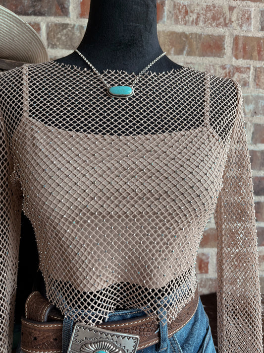 Bronco Bling Mesh Top - Cluff CO LLC