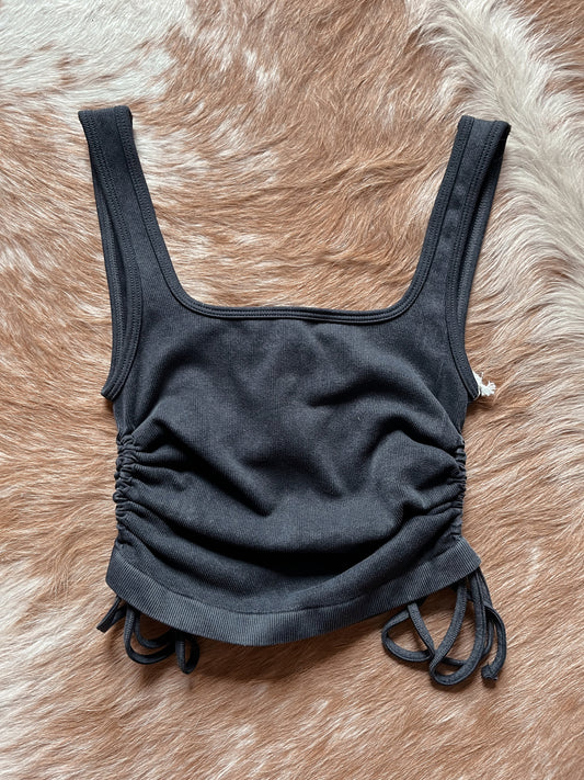 Desert Diva Side-Tie Ribbed Tank - Cluff CO LLC