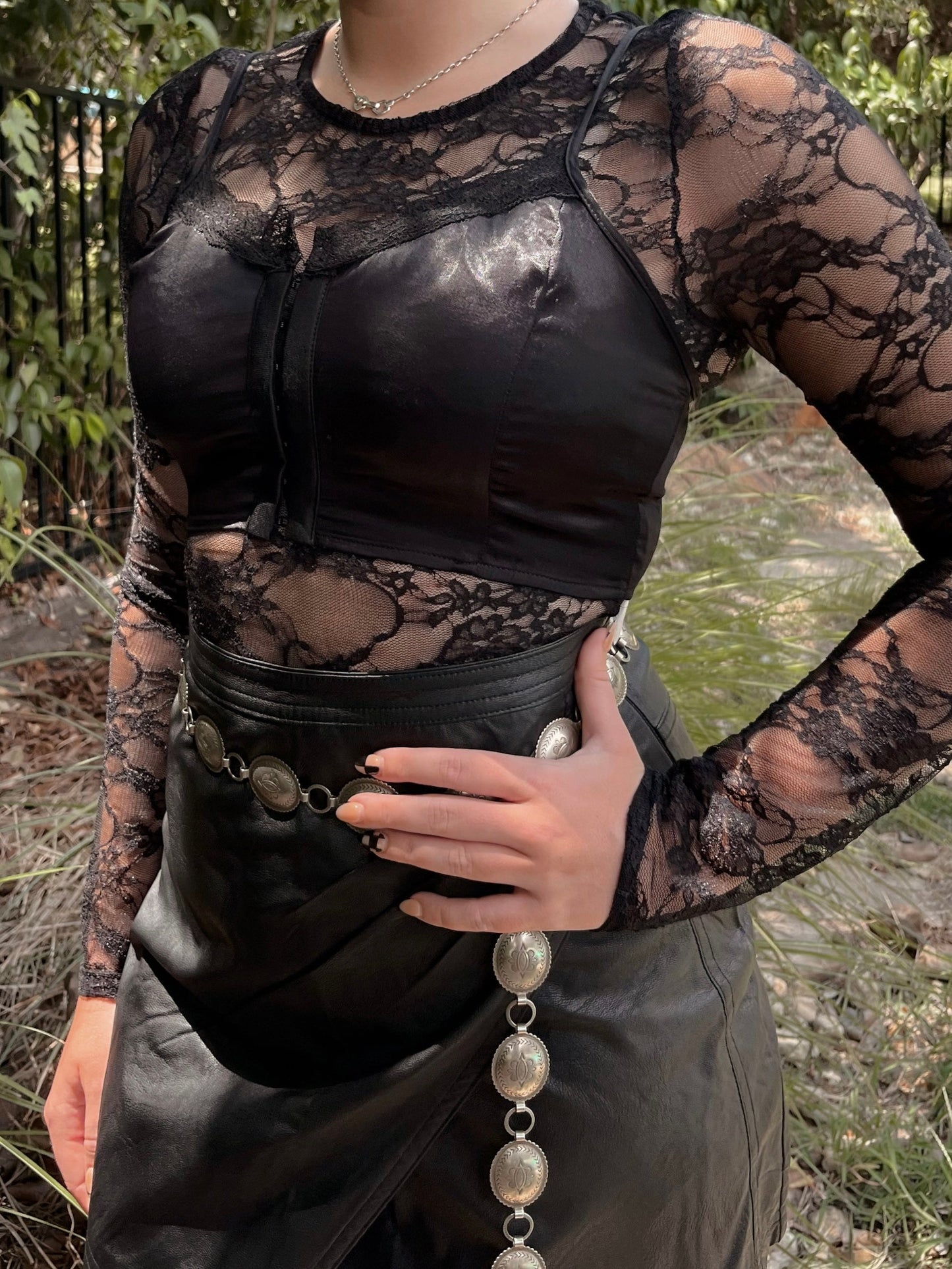 Sundown Faux Leather Skirt - Cluff CO LLC