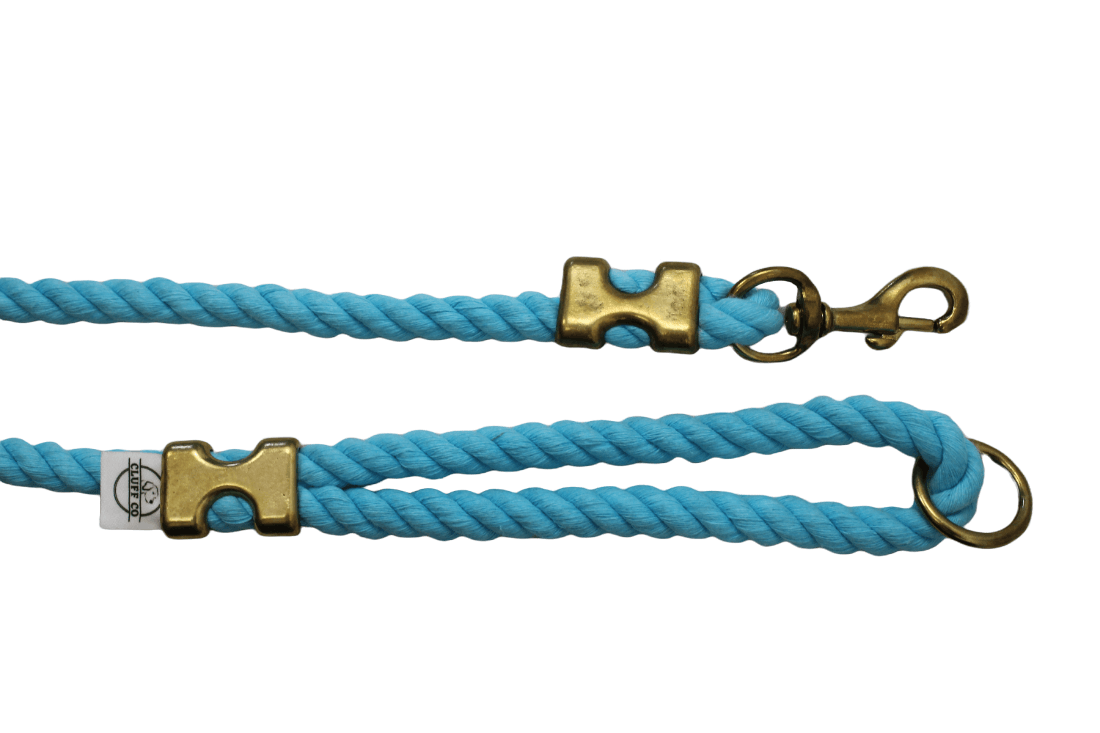 Aqua Rope Leash - Made in the USA - Cluff CO LLC