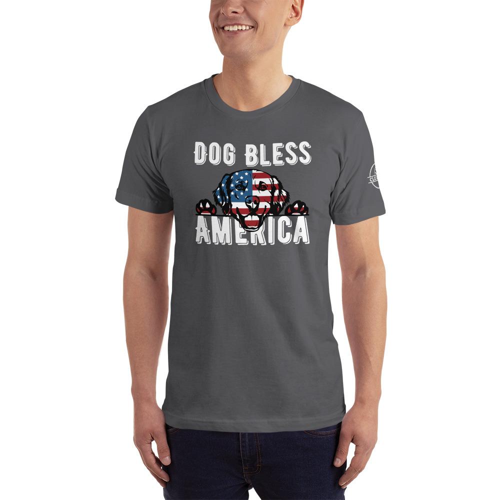 Dog Bless America T-Shirt - Made in the USA - Cluff CO LLC