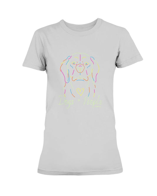 Dogs > People Colorful T-Shirt - Cluff CO LLC
