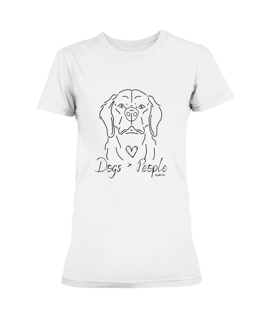 Dogs > People T-Shirt - Cluff CO LLC