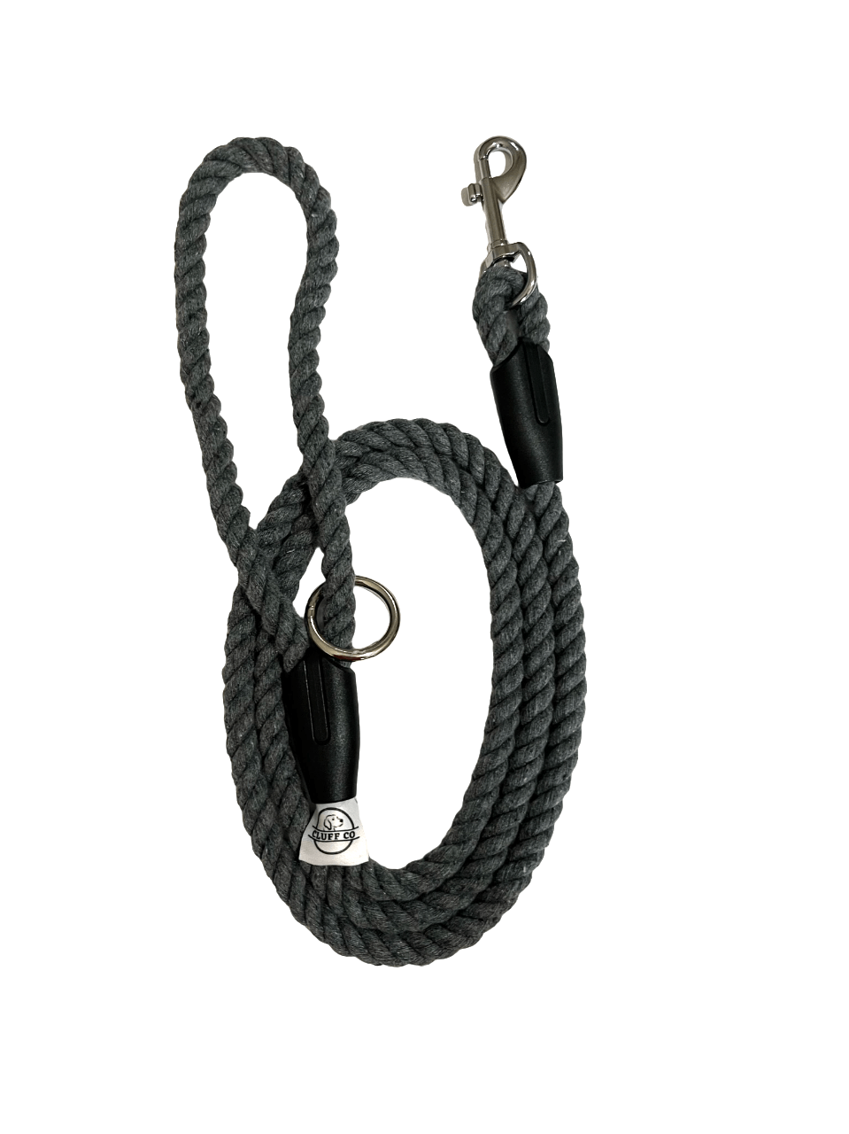 Grey Rope Leash - (Small) - Cluff CO LLC