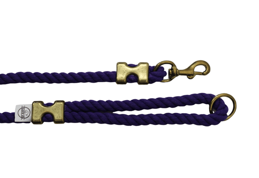 Purple Rope Leash - Made in the USA - Cluff CO LLC