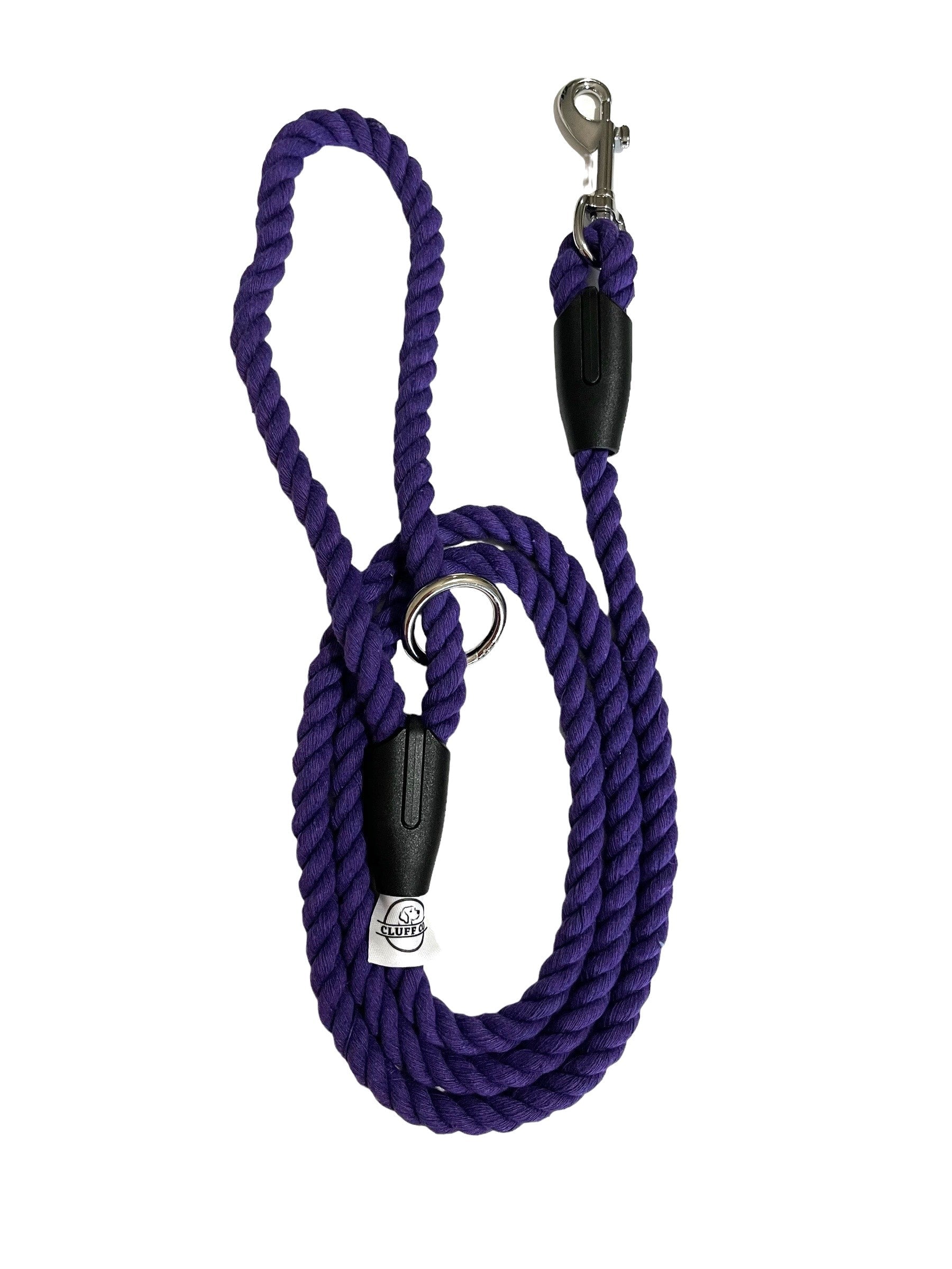 Purple Rope Leash - (Small) - Cluff CO LLC