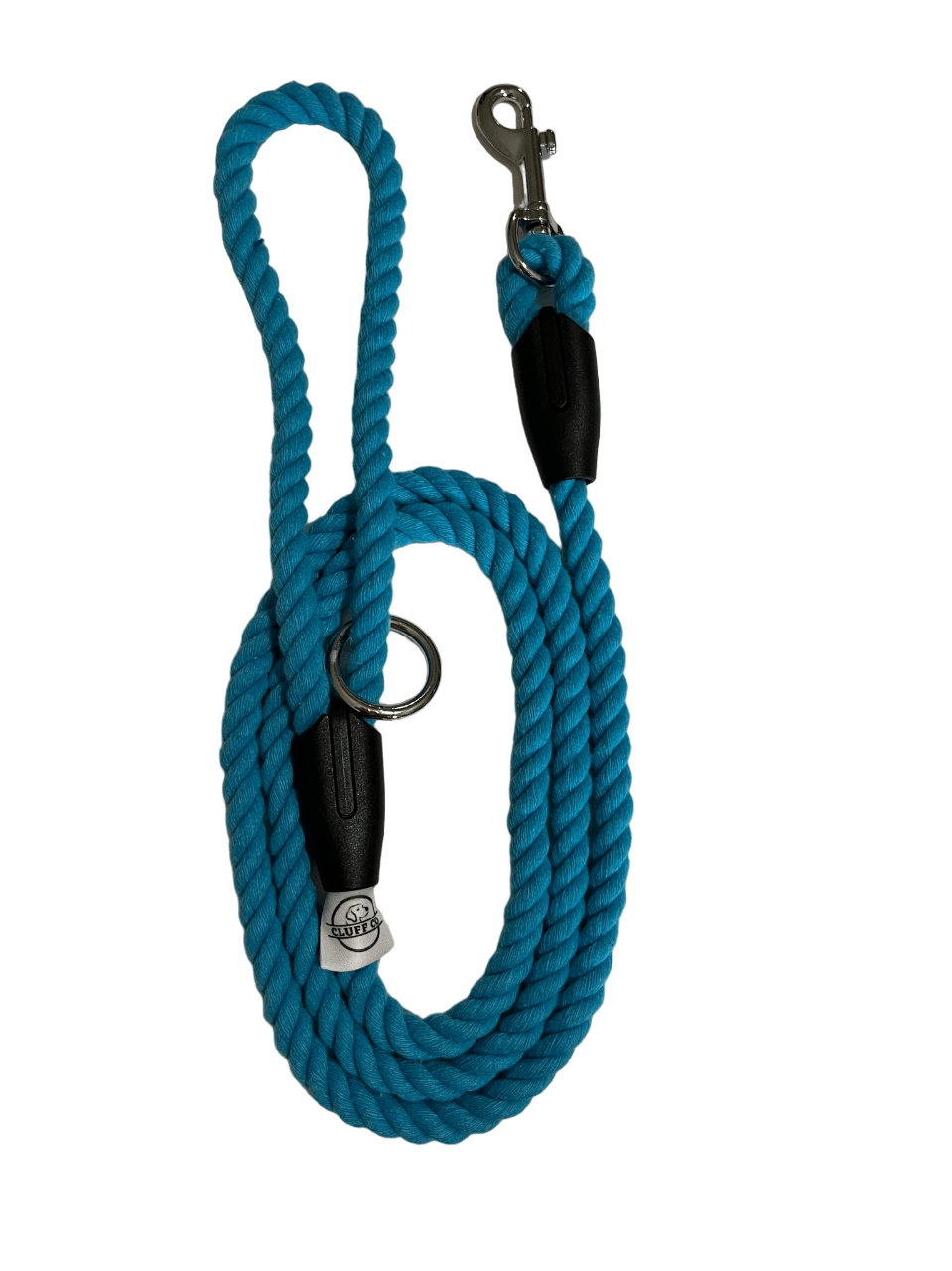 Teal Rope Leash - (Small) - Cluff CO LLC